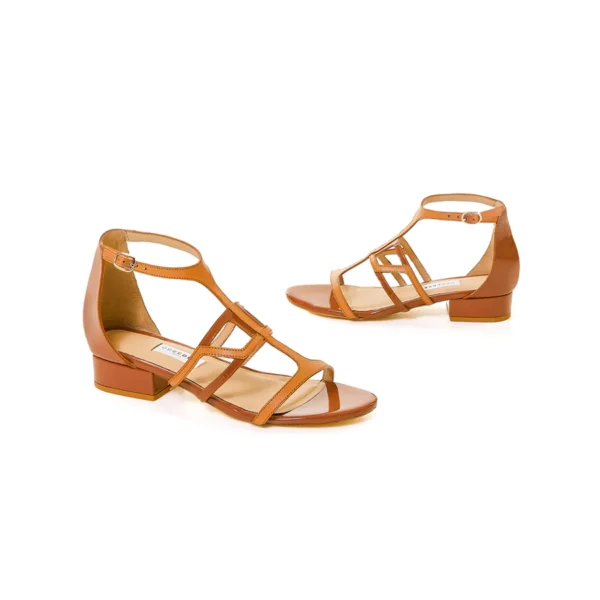 Flats Tan Sandals For Women - Image 4