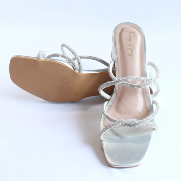 Shimmer Cross Strap Sandal - Image 7