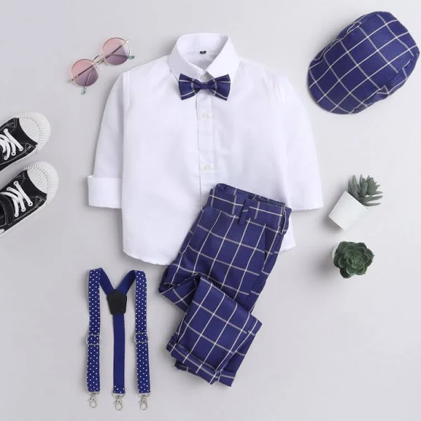 Checkered Shirt and Pant Set